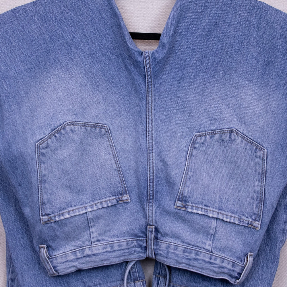 Kancan Hilo Ultra High Rise 90's Flare med wash jeans-28 - Picture 5 of 6